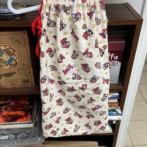 Vintage Super Mario Drawstring Cloth Bag Pouch Nintendo